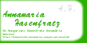 annamaria hasenfratz business card